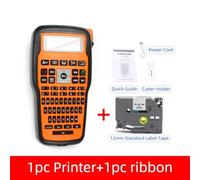 ZHAOXCAIN Imprimante d'étiquettes en Tube E115S Compatible et Ruban d'étiquettes 12mm Compatible avec Machines à étiquettes TZe-231 TZe221 231 Tze231(Printer-Belt Ribbon)