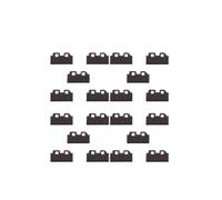 ZHAOXCAIN Lot de 10 essuie-Glaces compatibles avec tête d'impression Compatible avec imprimante Mimaki 4880 7880 9880 7450 9450 4450 JV33 CJV30 JV150 JV300 Roland Mutoh(20PCS Blaca)