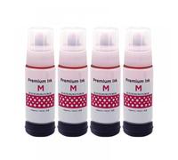 ZHAOXCAIN Recharge d'encre Compatible GI-41 GI-51, Compatible avec imprimantes G2960, G2962, G3920, G3923, G3960, G3962, G3963, G3860, G3821, G3820, G2860, G2820, G1820(4pcs Dye-Magenta)