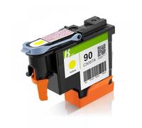 ZHAOXCAIN Tête d'impression Compatible Compatible avec 90 C5054A C5055A C5056A C5057A Compatible avec Les imprimantes de Design 4000 4000ps 4020 4500 4520 dans BK C M Y(1PC - Yellow)