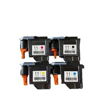 ZHAOXCAIN Tête d'impression Compatible Compatible avec Designjet 100 110 11 500 510 800 Série C4810A C4811A C4812A C4813A(A Set 4pcs B C M Y)