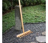 ZHAOXI Râteau de Jardin Zen d'extérieur, Taille complète 48" Grand râteau Zen en Bois Naturel Japonais pour l'extérieur, râteau en Bois Robuste pour Roche de Jardin et Motif DIY