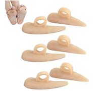 ZHAOYCSH 6 Pièces（3 Paires） Coussinets Correcteurs d‘Orteils en Gel de Silicone Pour Orteils Mallets, Crochus, Courbés et en Griffe - Soulage Douleurs et Inconforts - Coussinets de Protection