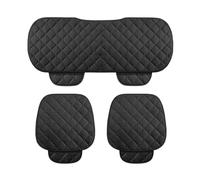ZHAOYIJIE 3 Pièces Coussin Siege Auto pour Alfa Romeo Stelvio 2017-2021, Housses de Siège pour Voiture, Confortable Coussins de Siège Avant et Arrière de Voiture,A-Black