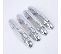 ZHAOYIJIE 4 Pièces Poignée Porte Extérieure Voiture Couvercle pour Toyota Hilux REVO Rocco, ABS Décoration Autocollant Poignée Porte Capuchon de Garniture Décoratifs Accessoires