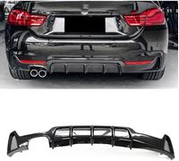 ZHAOYIJIE Diffuseur de Lèvre Pare-Chocs Arrière de Voiture pour BMW 4 Series F32 F33 F36 2 Door Convertible Coupe 2014-2020, Anti-Usure Châssis Décoration Séparateur de Becquet, Accessoire de Voiture