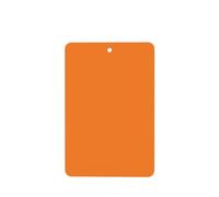 ZhaoYuGoods Beauty Lot de 6 cartes désodorisantes pour voiture - Orange brûlé - Pour homme et femme - Décoration parfumée à suspendre pour miroir de voiture, maison, placard
