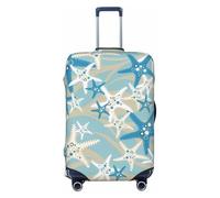 ZhaoYuGoods Belle housse de bagage étoile de mer pour valise, bagage, protection de valise, accessoires anti-rayures, Noir , S, Côtier