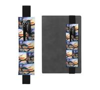 ZhaoYuGoods Big Fish Porte-stylo avec bande élastique | Pochette à stylo réglable | Joli porte-stylo en cuir, Noir , Taille unique