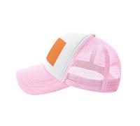 ZhaoYuGoods Casquette de baseball, casquette de camionneur en maille réglable avec imprimé orange brûlé, joli chapeau de soleil décontracté pour sports de plein air, voyage, course à pied, rose