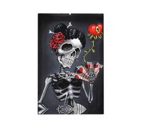 ZhaoYuGoods Couvercles de prise de courant décoratifs pour interrupteur - Motif fille de beauté gothique - Plaques murales durables - Plaque murale électrique 12,5 x 8 cm