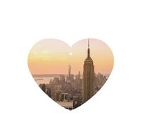 ZhaoYuGoods Empire State Building Lot de 6 cartes désodorisantes de voiture lavande pour homme et femme Décoration parfumée à suspendre pour miroir de voiture, maison, placard