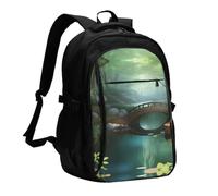 ZhaoYuGoods Flying Birds Grue Heron Sac à dos USB pour ordinateur portable