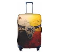 ZhaoYuGoods Housse de protection de bagage native americaine, housse de bagage imprimée pour valise, housses de bagages amusantes pour bagages de 45 à 81 cm, blanc, XL
