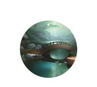 ZhaoYuGoods Little Bridge in the East Lavender Lot de 6 cartes désodorisantes de voiture pour homme et femme Décoration parfumée à suspendre pour miroir de voiture, maison, placard
