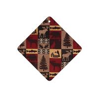 ZhaoYuGoods Lodge Bear Lot de 6 cartes désodorisantes de voiture pour homme et femme - Décoration parfumée à suspendre pour miroir de voiture, maison, placard