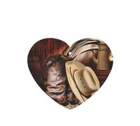 ZhaoYuGoods Lot de 6 cartes désodorisantes de voiture Cowboy Chapeau noir bottes western lavande pour homme et femme Décoration parfumée à suspendre pour miroir de voiture, maison, placard