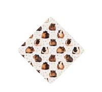 ZhaoYuGoods Lot de 6 cartes désodorisantes de voiture en forme de cochons d'Inde pour homme et femme - Décoration parfumée à suspendre pour miroir de voiture, maison, placard