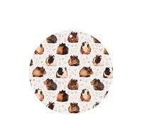 ZhaoYuGoods Lot de 6 cartes désodorisantes de voiture en forme de cochons d'Inde pour homme et femme - Décoration parfumée à suspendre pour miroir de voiture, maison, placard