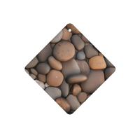 ZhaoYuGoods Lot de 6 cartes désodorisantes de voiture Pebbles in Beach Lavande pour homme et femme - Décoration parfumée à suspendre pour miroir de voiture, maison, placard