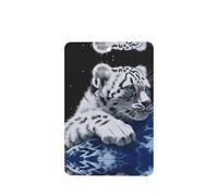 ZhaoYuGoods Lot de 6 cartes désodorisantes Little Tiger in Space Lavande pour homme et femme - Décoration parfumée à suspendre pour miroir de voiture, maison, placard
