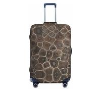 ZhaoYuGoods Petoskey Stone Housse pour valises, Noir , M, Motif pierre Petoskey