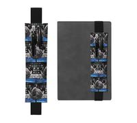 ZhaoYuGoods Porte-stylo avec bande élastique pour cockpit d'avion | Pochette à stylo réglable | Joli porte-stylo en cuir, Noir , Taille unique