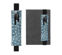 ZhaoYuGoods Porte-stylo en laine élastique en forme d'étoile de mer | Pochette à stylo réglable | Joli porte-stylo en cuir, Noir , Taille unique