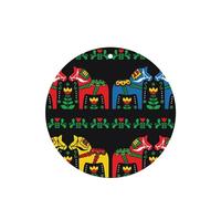 ZhaoYuGoods Runner Swedish Dala Horse Folk Lavender Lot de 6 cartes désodorisantes pour voiture, homme et femme, décoration parfumée à suspendre pour miroir de voiture, maison, placard