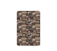 ZhaoYuGoods Rustic Lodge Bear Lot de 6 cartes désodorisantes de voiture lavande pour homme et femme Décoration parfumée à suspendre pour miroir de voiture, maison, placard