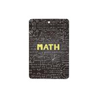 ZhaoYuGoods School Math Lot de 6 cartes désodorisantes pour voiture lavande pour homme et femme Décoration parfumée à suspendre pour miroir de voiture, maison, placard