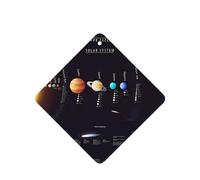 ZhaoYuGoods Solar System Jupiter Lot de 6 cartes désodorisantes de voiture lavande pour homme et femme Décoration parfumée à suspendre pour miroir de voiture, maison, placard