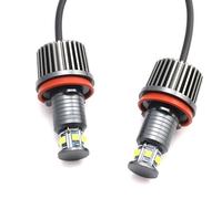 ZHAOYUQI Angel Eyes 2p 120W 6000K Lampe Angel Eyes Marker Ampoules Fit Use for BMW E81 E82 E87 E88 E90 E92 M3 E93 E60 E70 X5 E71 X6 X6M E89 Z4 2007-UP LED Angel Eyes(2 Pieces)