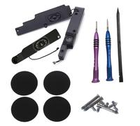 ZHAPEG A1286 Enceinte gauche + droite Couvercle arrière Vis + Pieds Pieds Pieds Coussinets en caoutchouc Set pour Book 15 pouces A1286 Enceintes Set 922-9308 MC371