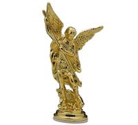 ZHAPEG Archange Statue chrétienne Saint Michel Bibliothèque Bureau Ornements Gardien Style Michael Décoration Photo