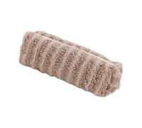 ZHAPEG Trousse à crayons rayée en peluche avec grand compartiment multifonction pour étudiante et fille