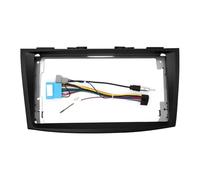 ZHAUPMCB Cadre Façade Convient pour Suzuki Swift 2010-2017 Kit de Montage de Tableau de Bord 2 Din 9 Pouces Autoradio DVD GPS Mp5 Fascia Panel Frame Cadre Radio(Frame an Cord)