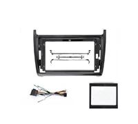 ZHAUPMCB Cadre Façade Convient pour Volkswagen Polo 2011-2016 Lecteur de Voiture DVD Tableau de Bord Panneau Audio 2 Din Auto Radio Cadre Cadre Radio(Full Sets)