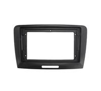 ZHAUPMCB Cadre Façade Convient pour Volkswagen Skoda Superb 2009-2014 9 Pouces Cadre de Voiture Adaptateur façade boîte Canbus décodeur Tableau Bord kit Montage Panneau Cadre Radio(Only Frame)