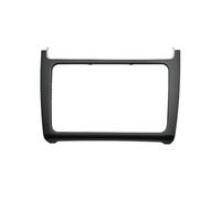 ZHAUPMCB Cadre Façade Kit de réaménagement de Panneau de Tableau de Bord pour VW Polo 2014-2017, Cadre de Radio et Audio Cadre Radio(Matte Black)