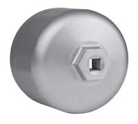ZHAUPMCB Filtre à Huile Automobile Clé à Filtre à Huile en Aluminium de Type Cartouche, Capuchon de boîtier de Filtre 86 mm, Compatible avec BMW et Volvo Filtre à Huile Remplacement