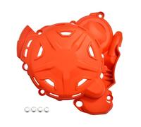 ZHAUPMCB Garde de chaîne Convient pour GasGas EC250 EC300 EX250 EX300 MC250 MC300 250 300 EC EX MC Couvercle d'embrayage Protecteur d'allumage Couvercle De Chaîne(Orange Ignition Cove)