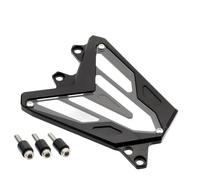 ZHAUPMCB Garde de chaîne Convient pour MT07 FZ07 Tracer 2013-2023 Moto Pignon Avant Moteur Protection Couvercle Chaîne Garde Accessoires Couvercle De Chaîne(Black)
