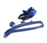 ZHAUPMCB Garde de chaîne Convient pour Yamaha YZ125 250 250F 450F 250X WR 250F 450F Guide de chaîne, Bras oscillant, Rouleau, Guide de chaîne, Protection de pignon Couvercle De Chaîne(Type E)