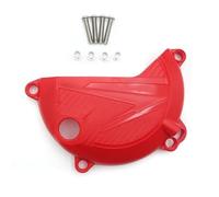 ZHAUPMCB Garde de chaîne Convient pour ZONGSHEN NC250 NC250S NC300 NC300S Moto Moteur Garde Couvercle d'embrayage boîtier de Protection Couvercle De Chaîne(Red-Oil Channels)
