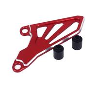 ZHAUPMCB Garde de chaîne Couvercle de pignon Avant, Protecteur de chaîne, Convient pour Honda CR250R CRF250R CRF250X CRF450R Couvercle De Chaîne(Red)
