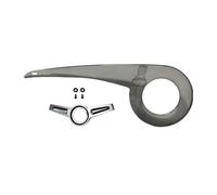 ZHAUPMCB Garde de chaîne Housse de Protection Universelle pour chaîne de vélo Couvercle De Chaîne(Argent)