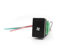 ZHAUPMCB Interrupteur Bouton Interrupteur de feu antibrouillard Avant à LED avec Fil,Convient pour Suzuki SX4 Swift Grand Vitara 2006-2012(Fan)