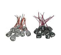 ZHAUPMCB Moto Bobine Allumage Connecteur de Bobine d'allumage à 2 Broches, avec Faisceau de câbles, Convient pour Hyundai Accent 1,6 l, Convient pour Toyota Kia Bobine D'allumage(10 Set)