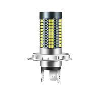 ZHAUPMCB Motorcycle Off-Road Lights Ampoules H4 pour Moto, phares de Voiture, H6 BA20D, 12 V, 6000 K, 126 puces, P15D, LED, Hi-Lo Motorcycle Front Light Bar(H4)